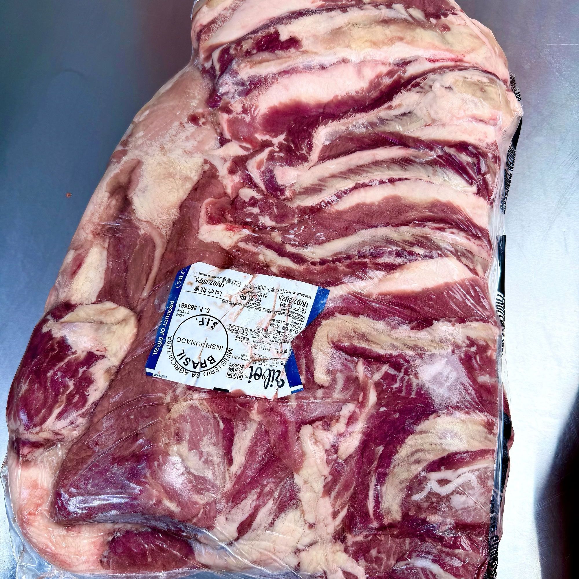 巴西原装进口牛腩 85比例 肥瘦相间 介意勿拍（生鲜不退换}