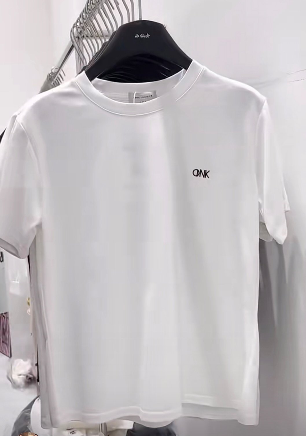 ［海南简爱］韩版圆领短袖休闲百搭字母刺绣T恤 903