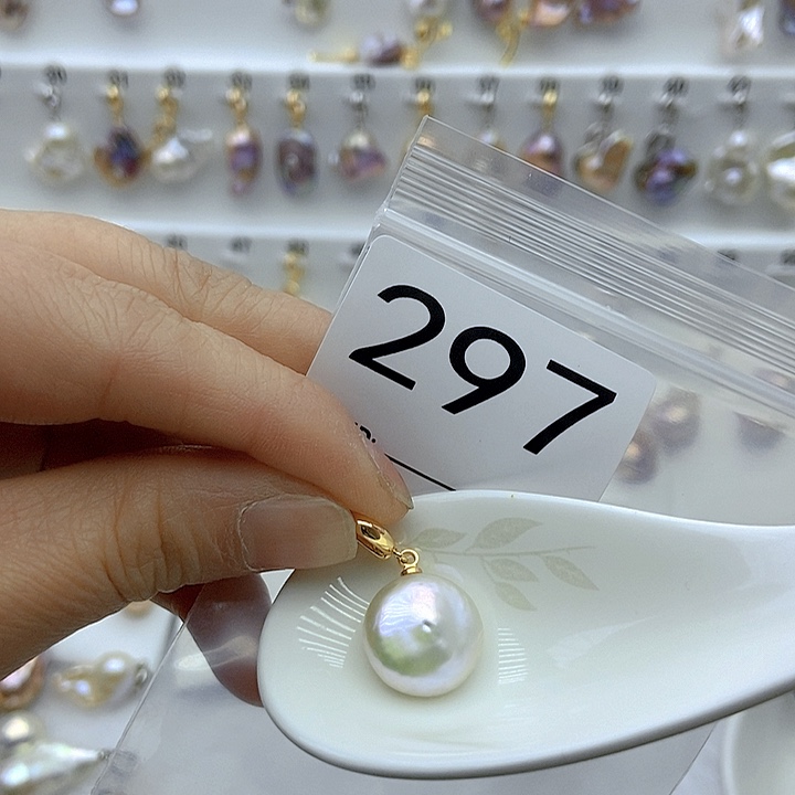 淡水珍珠颈饰银S925镶嵌