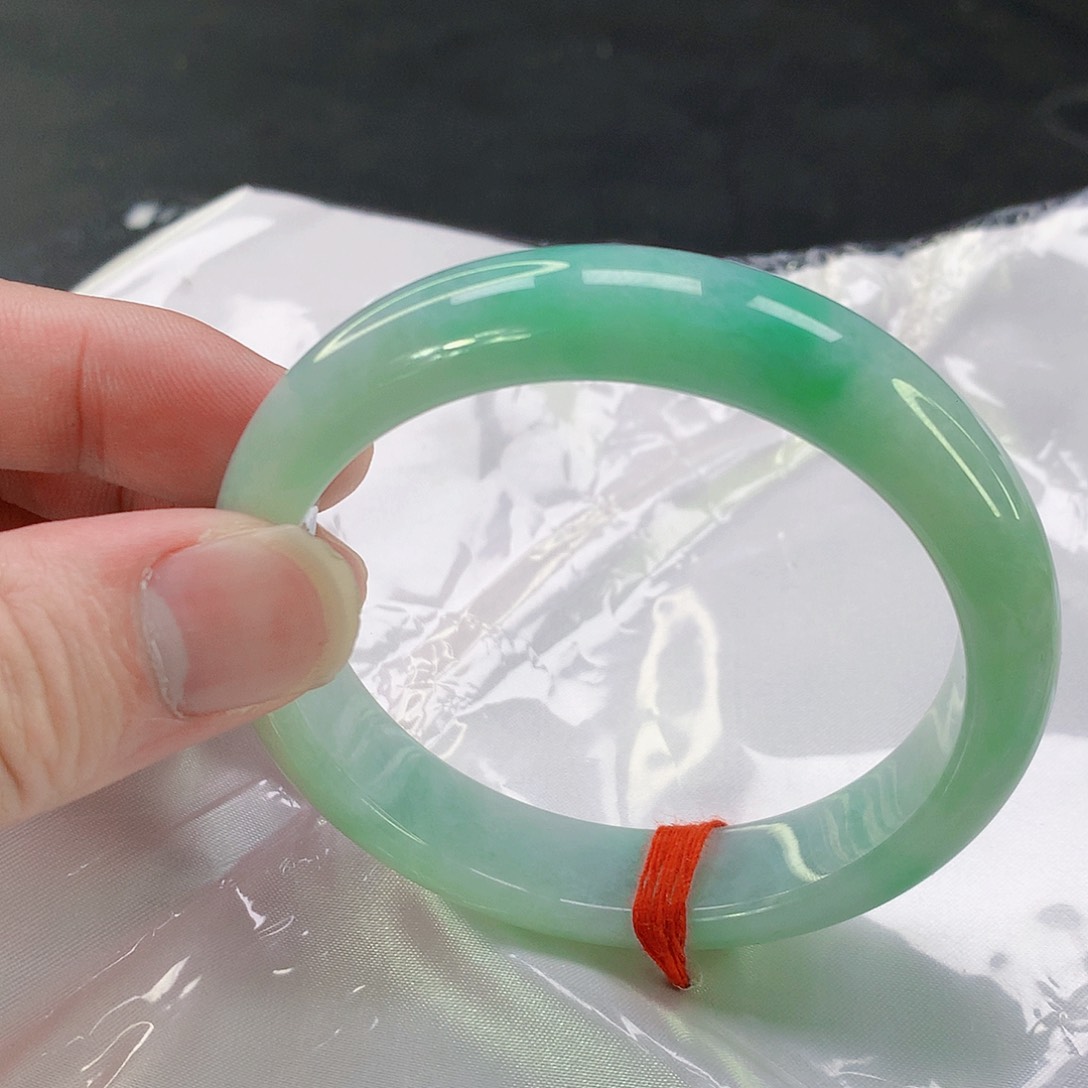 翡翠手镯未镶嵌20缅甸天然翡翠A货