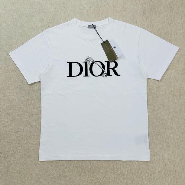 未使用 DIOR/迪奥 刺绣logo短袖/XL码/WL1768