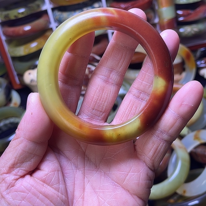 蛇纹石玉合金手镯