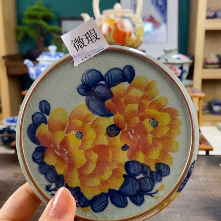 瓷片手工制作工艺精湛等特点