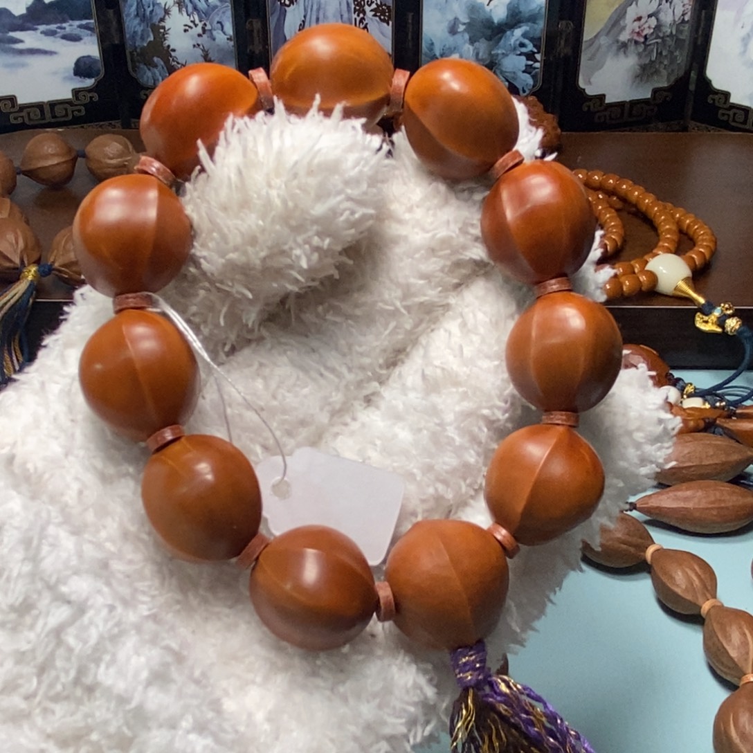 橄榄核手串/手链1.9鲨鱼背