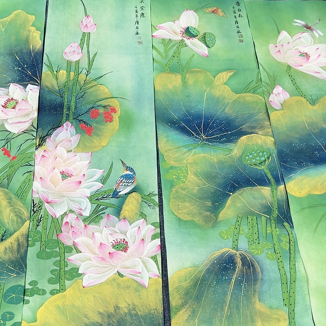 国画事事顺心如意万事如意