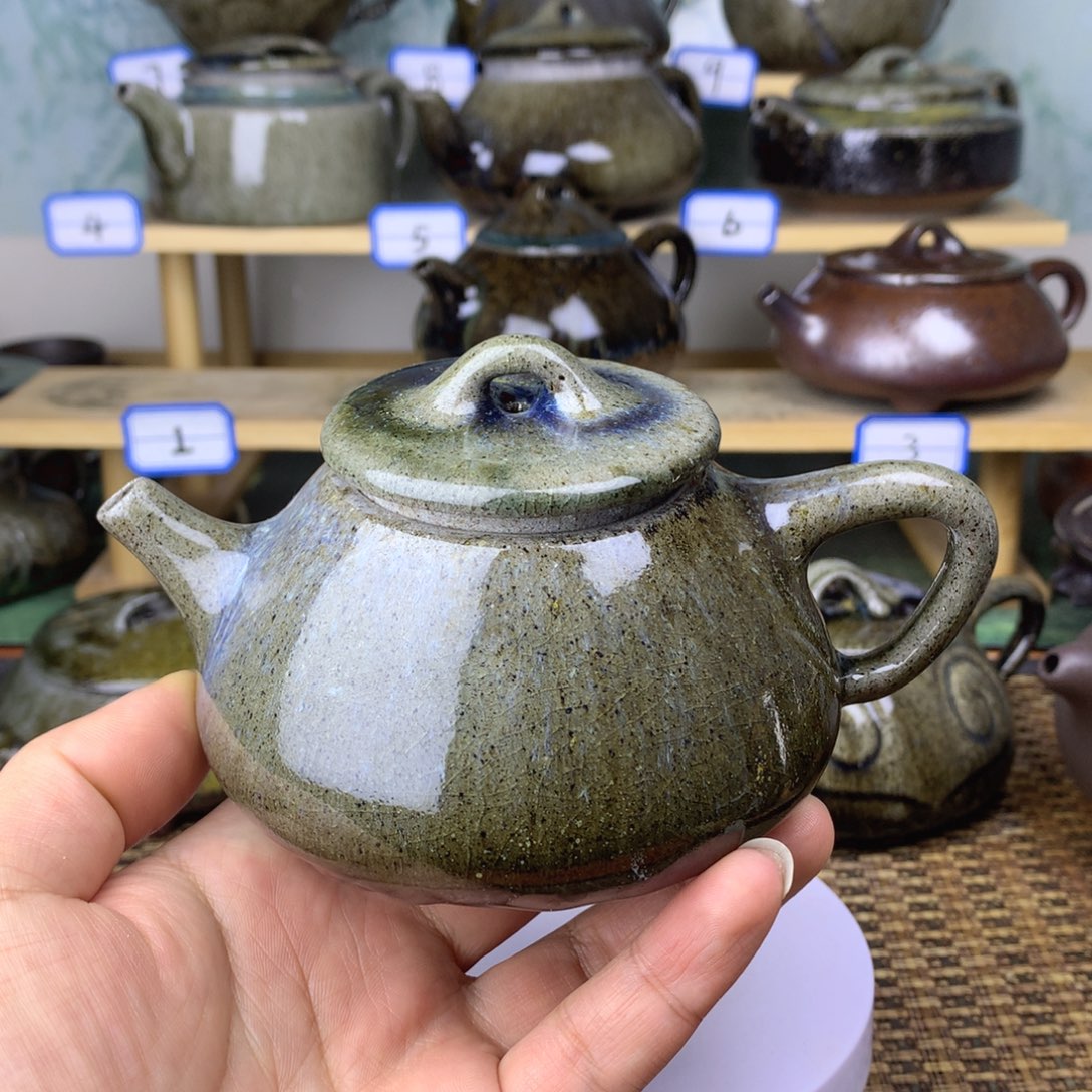 用***9紫砂茶壶窑宝平盖