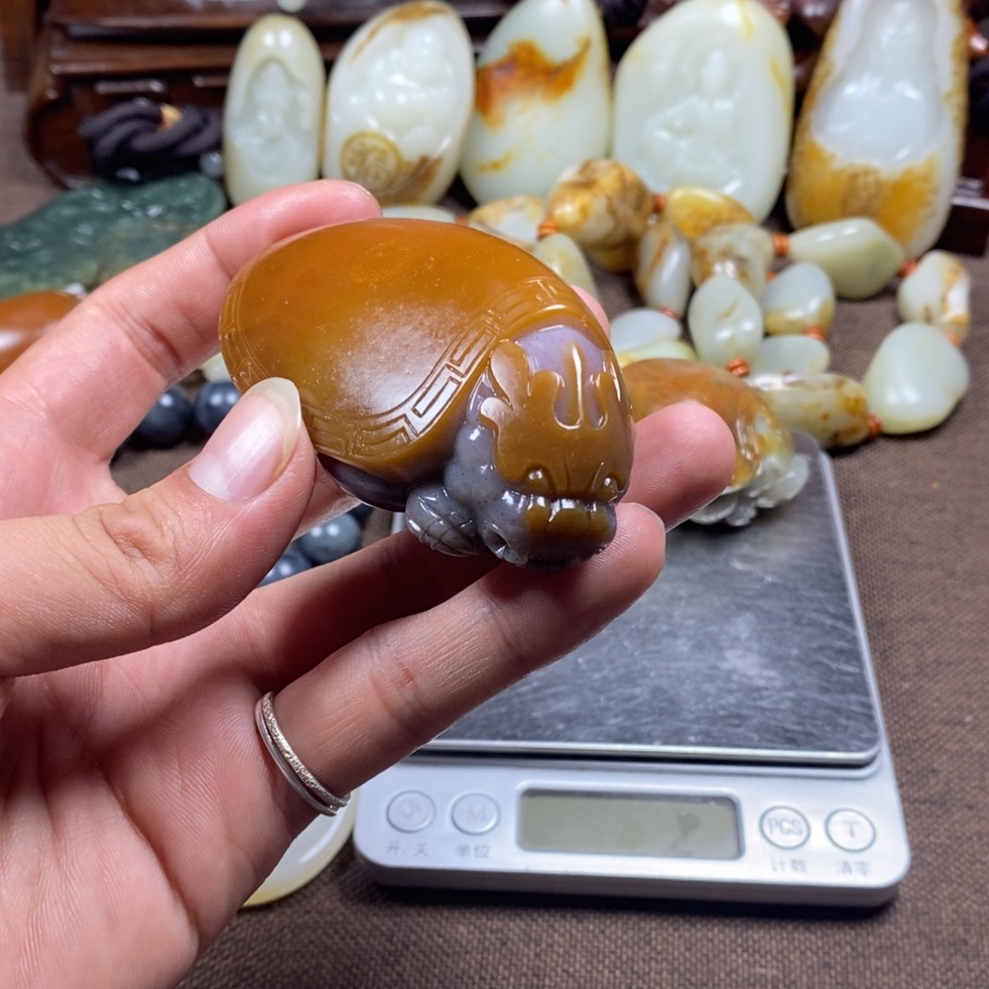 s***d和田玉未镶嵌挂件