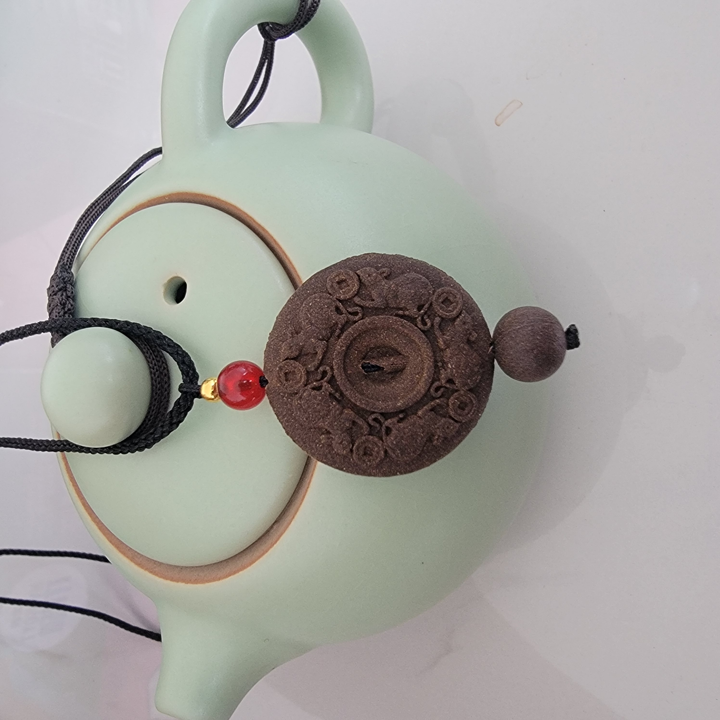 非遗合香牌手工制香特色好物图案随机