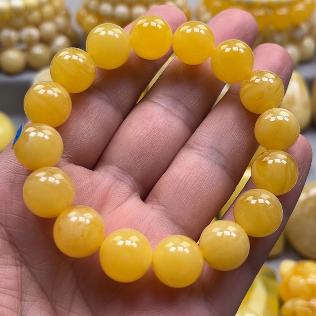 未镶嵌琥珀手链手串