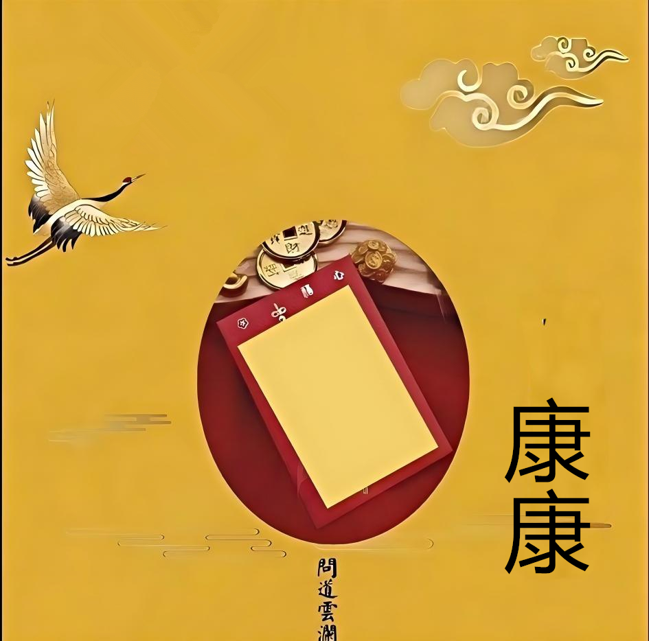 A2号 康康 手绘卡生肖福袋挂件精美饰品