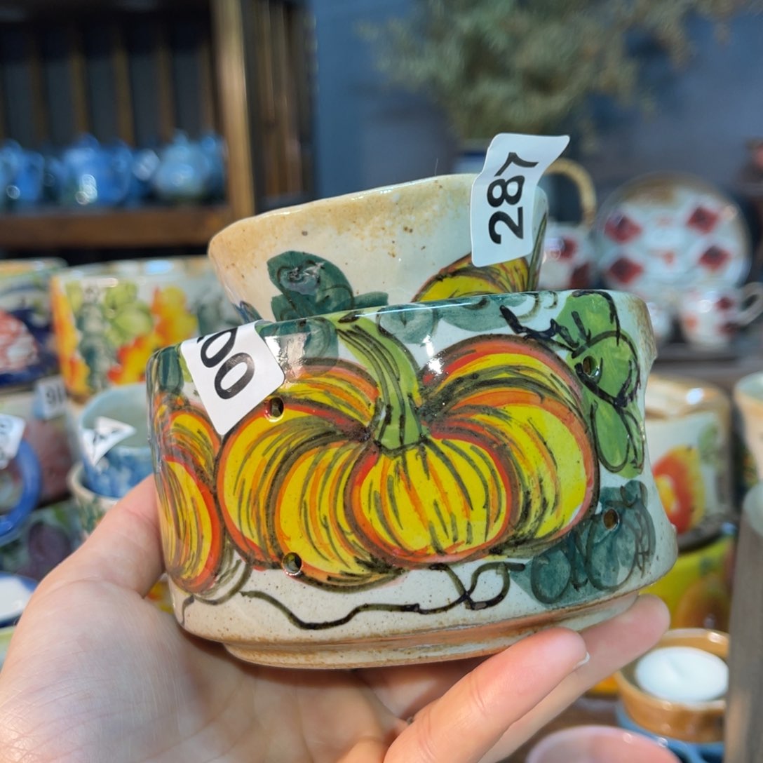 杯?*柒素浅陶瓷手工手绘