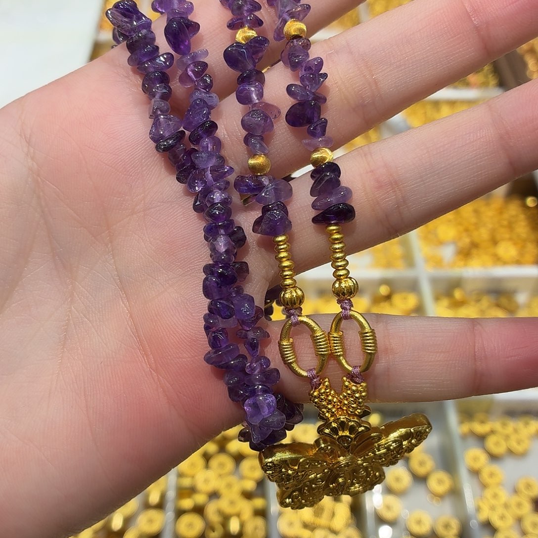 铜合金8556强保色发 1 个壹笔壹吊坠