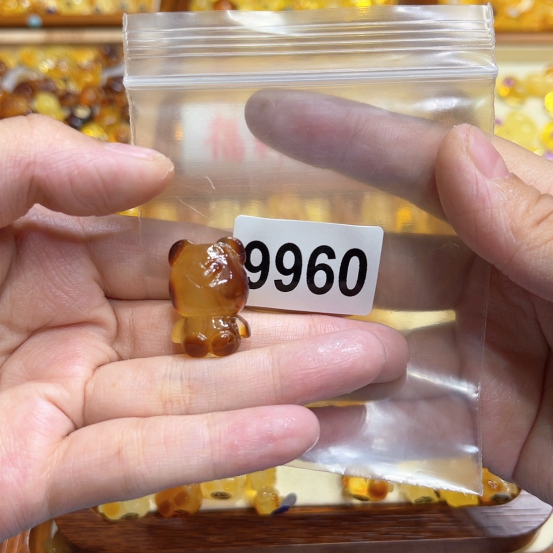琥珀颈饰未镶嵌蜜蜡