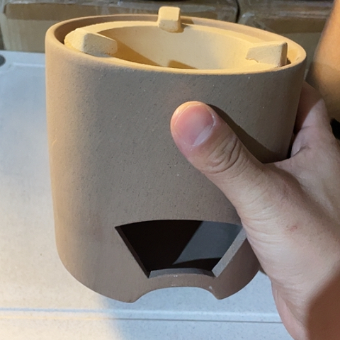 陶外贸单1个陶 炉子