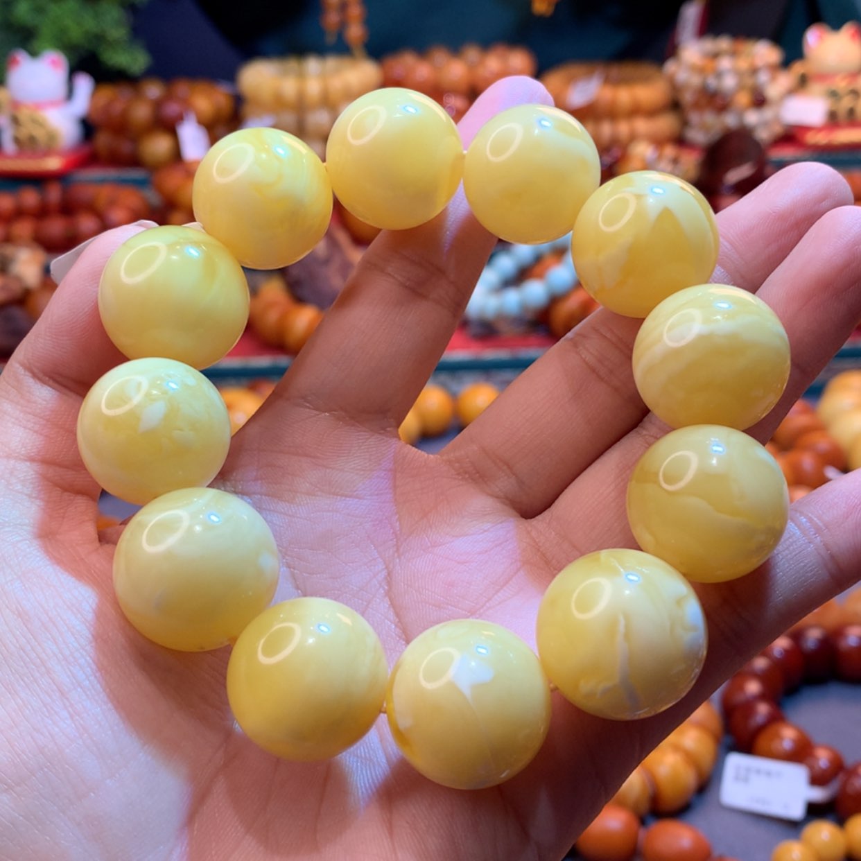 【闪购商品】蜜蜡手串未镶嵌蜜蜡手串