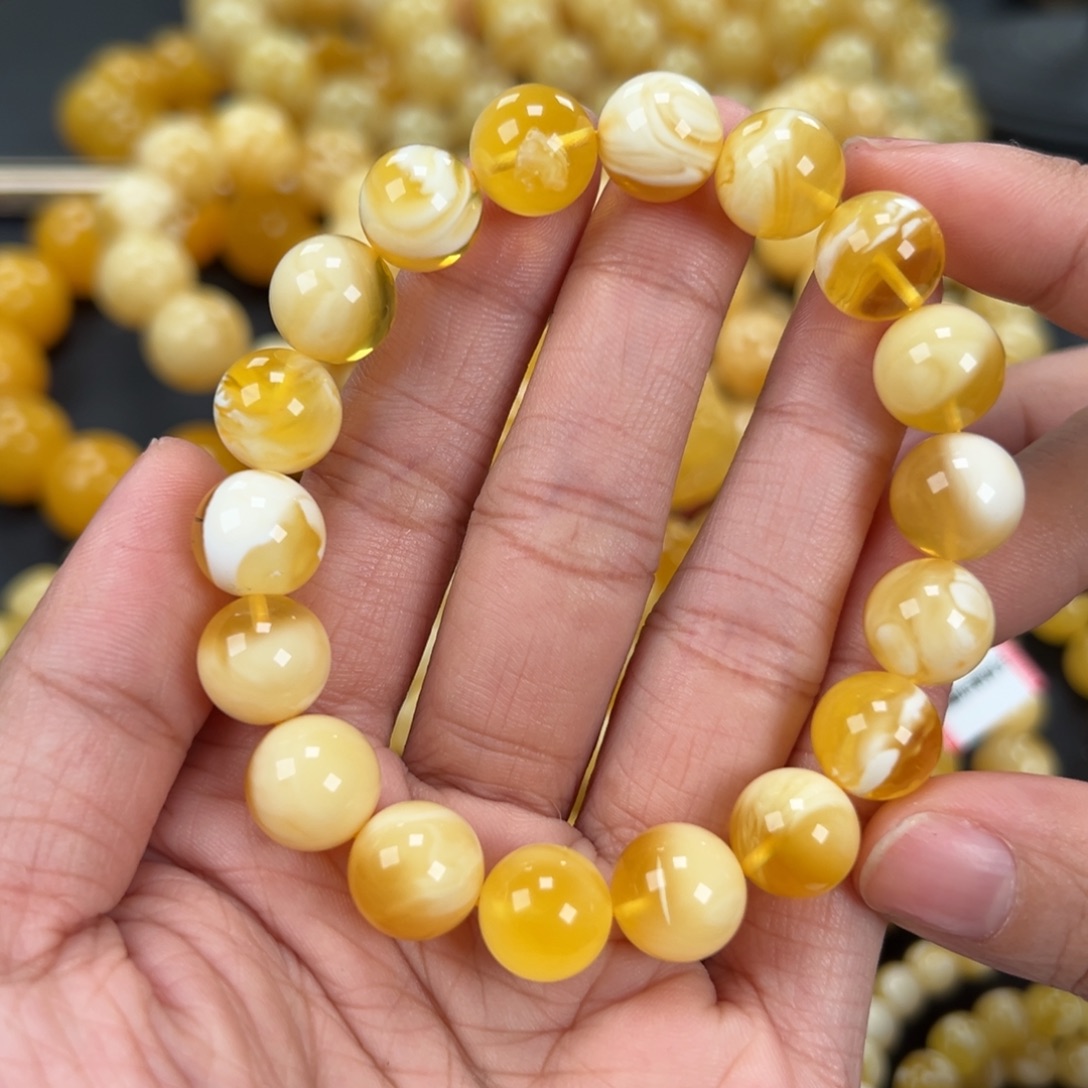 你***李琥珀未镶嵌手链16.2克