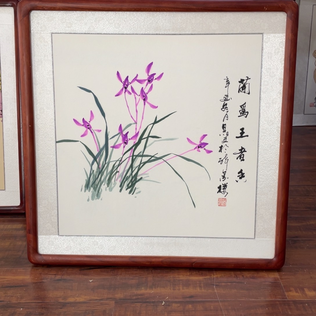 国画带框尺寸63*63厘米