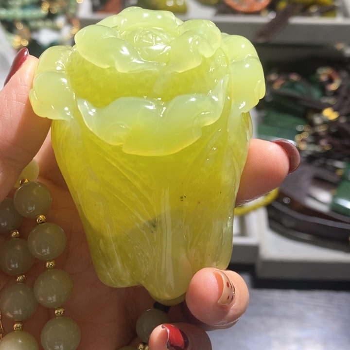 岫玉毛衣链未镶嵌