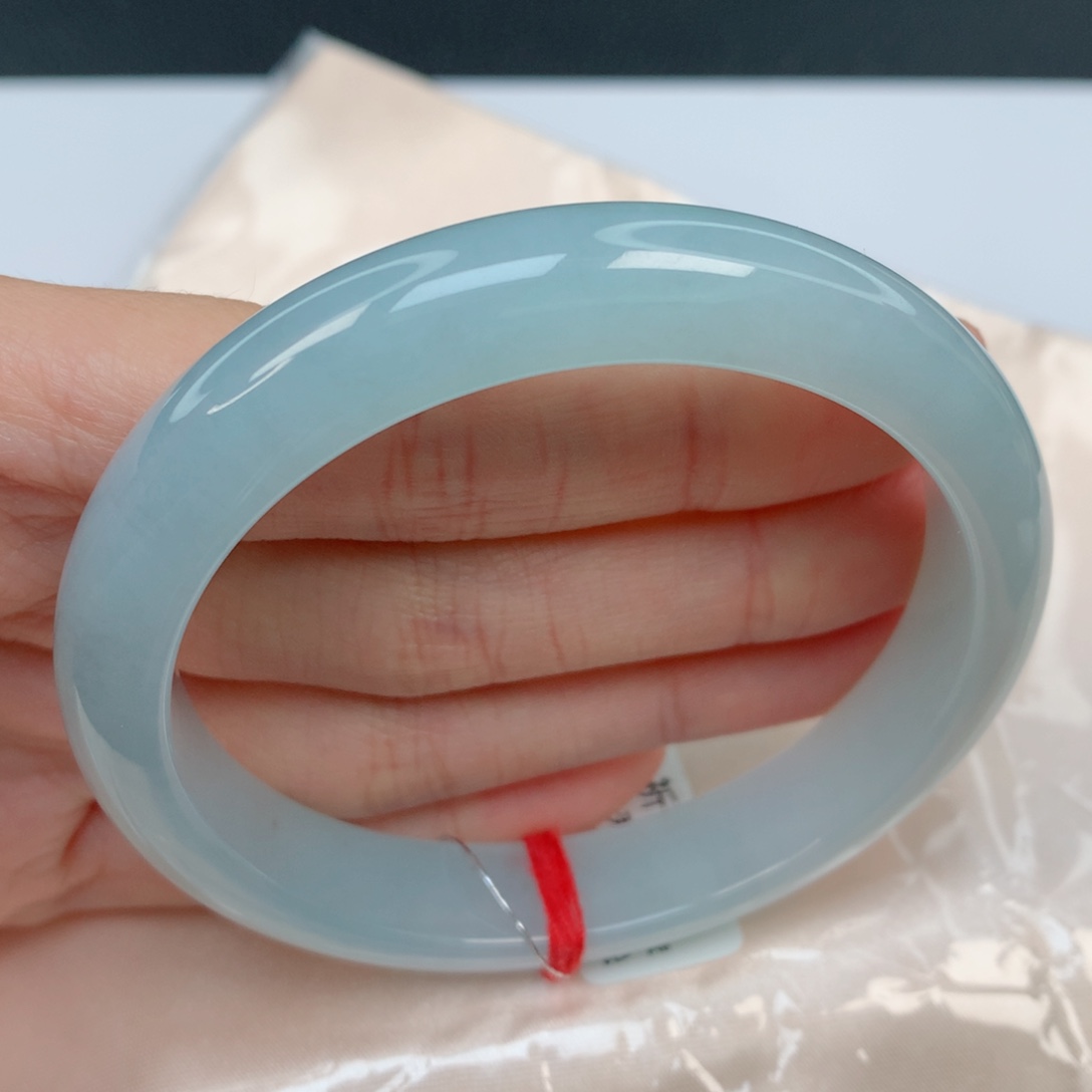 翡翠手镯未镶嵌58,7正圈