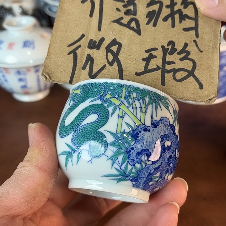 瓷片景德镇全手工手绘陶瓷