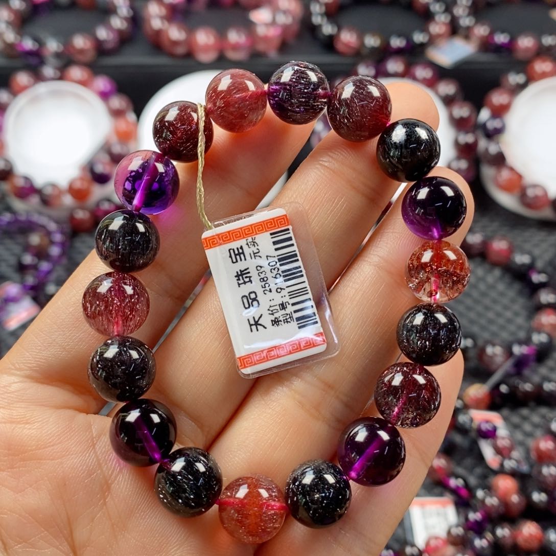 水晶手链：916307未镶嵌E***哇