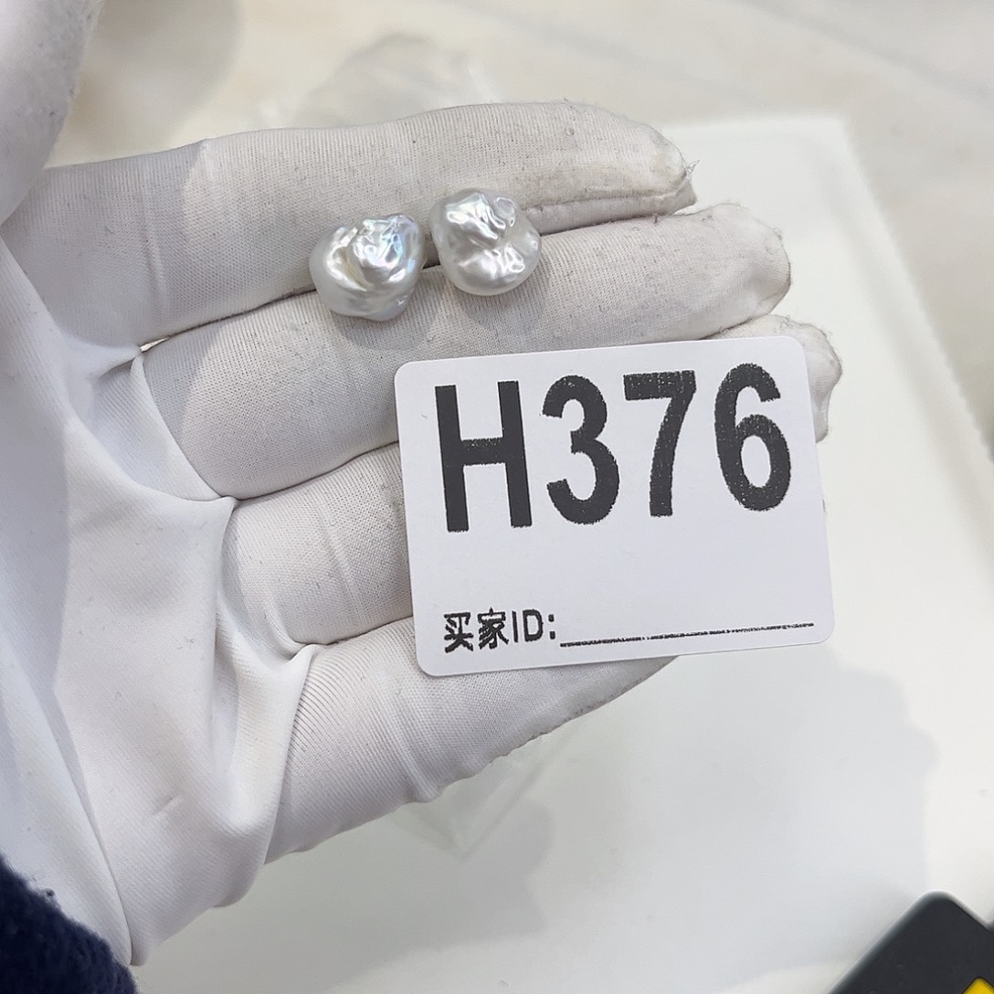 耳饰银S925镶嵌淡水珍珠