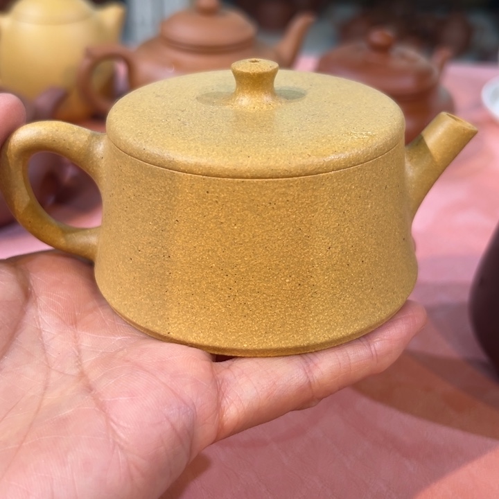 紫砂茶案黄金云柱150cc