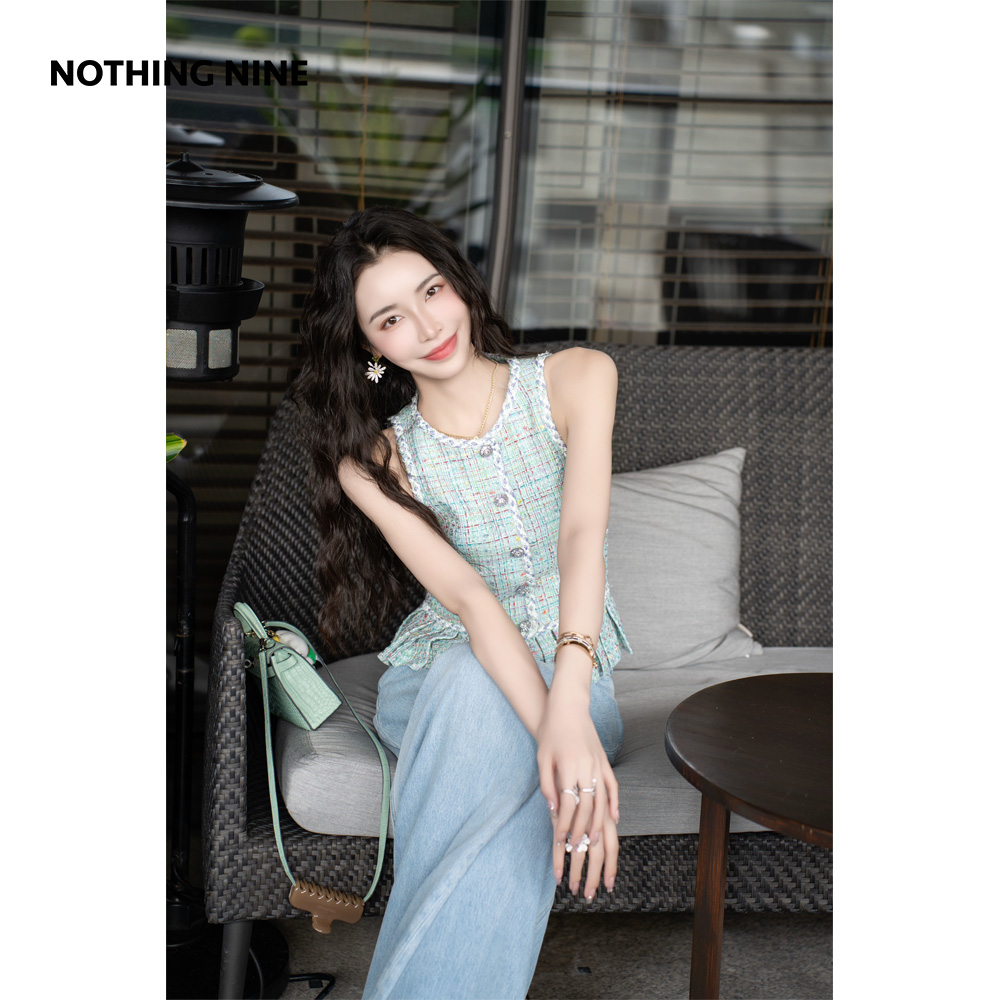 NOTHING NINE卡莉斯托花园意大利进口面料马甲