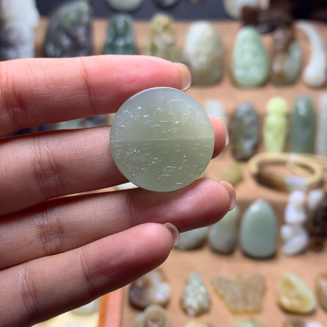 和田玉挂件未镶嵌