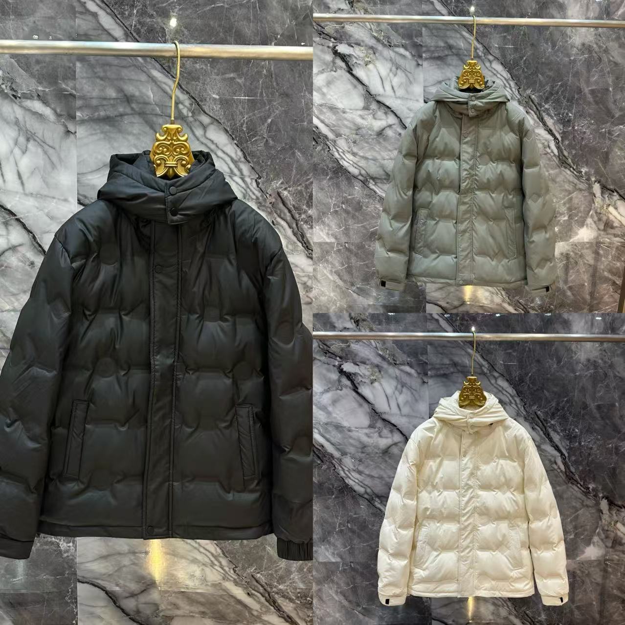 【F】冬季加厚保暖防寒服【AA】07【无水洗唛 】【帽子可拆卸】