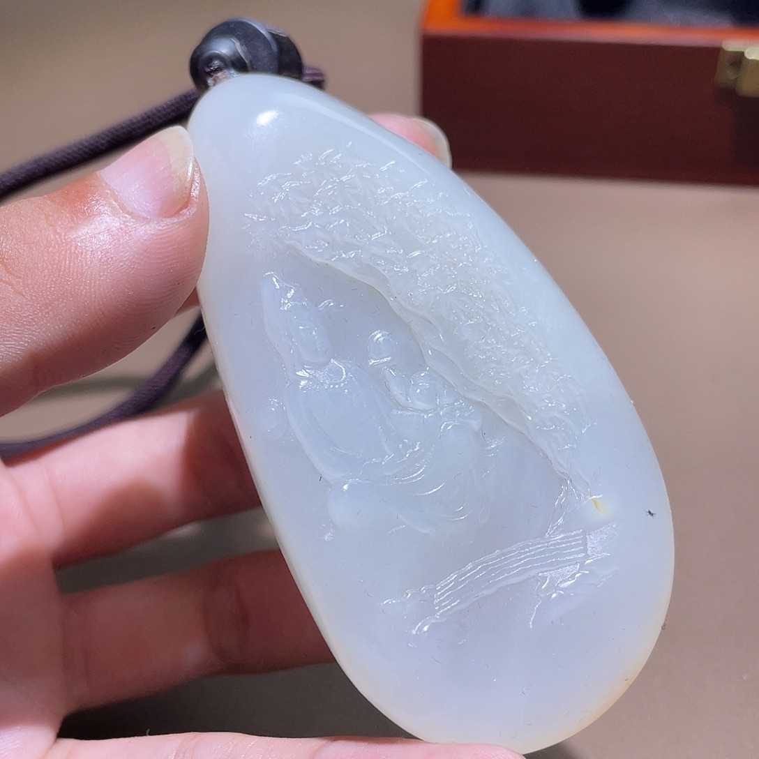 和田玉颈饰未镶嵌Z6