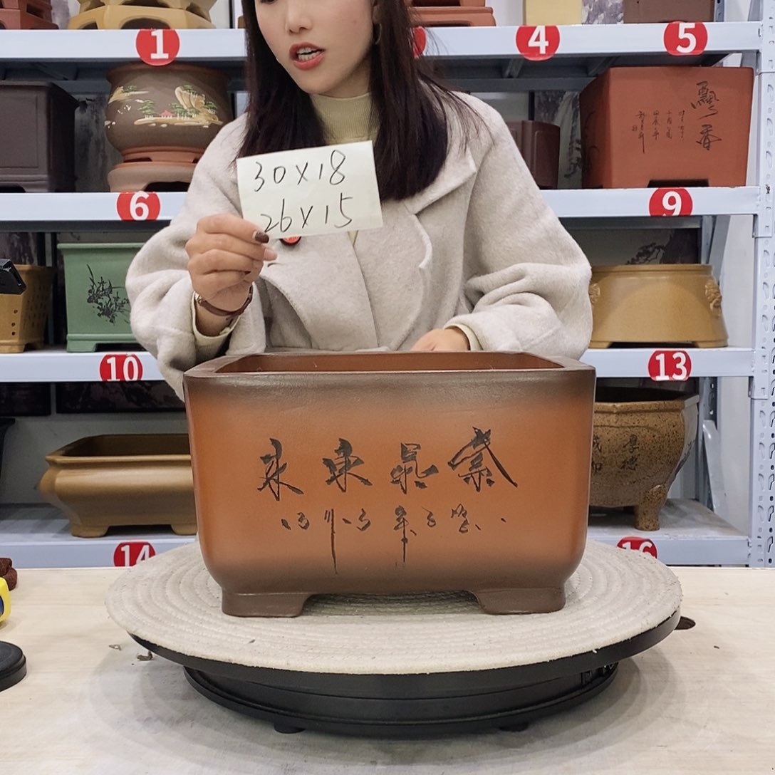 紫砂花盆紫砂花盆
