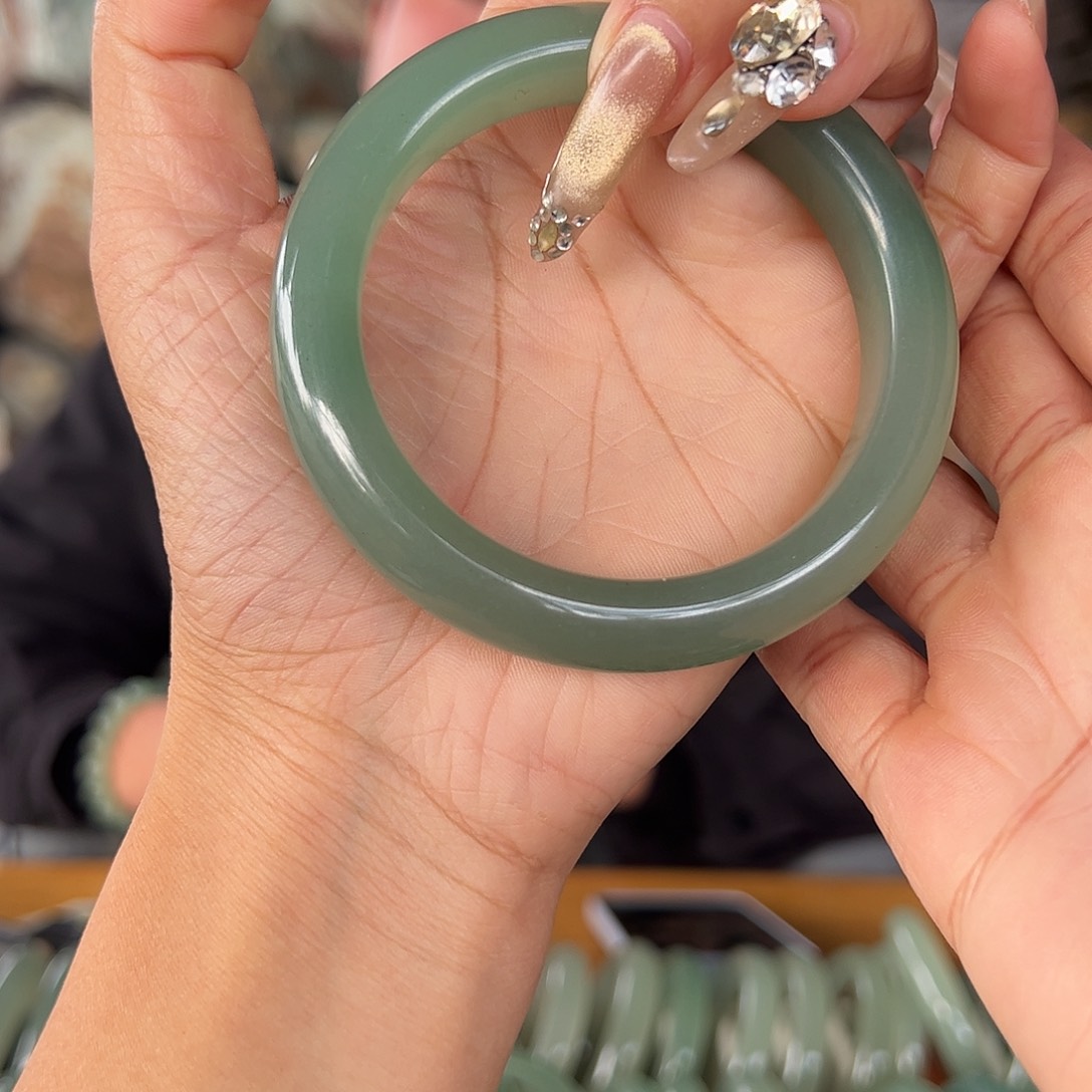 绿东陵冰晴水手镯