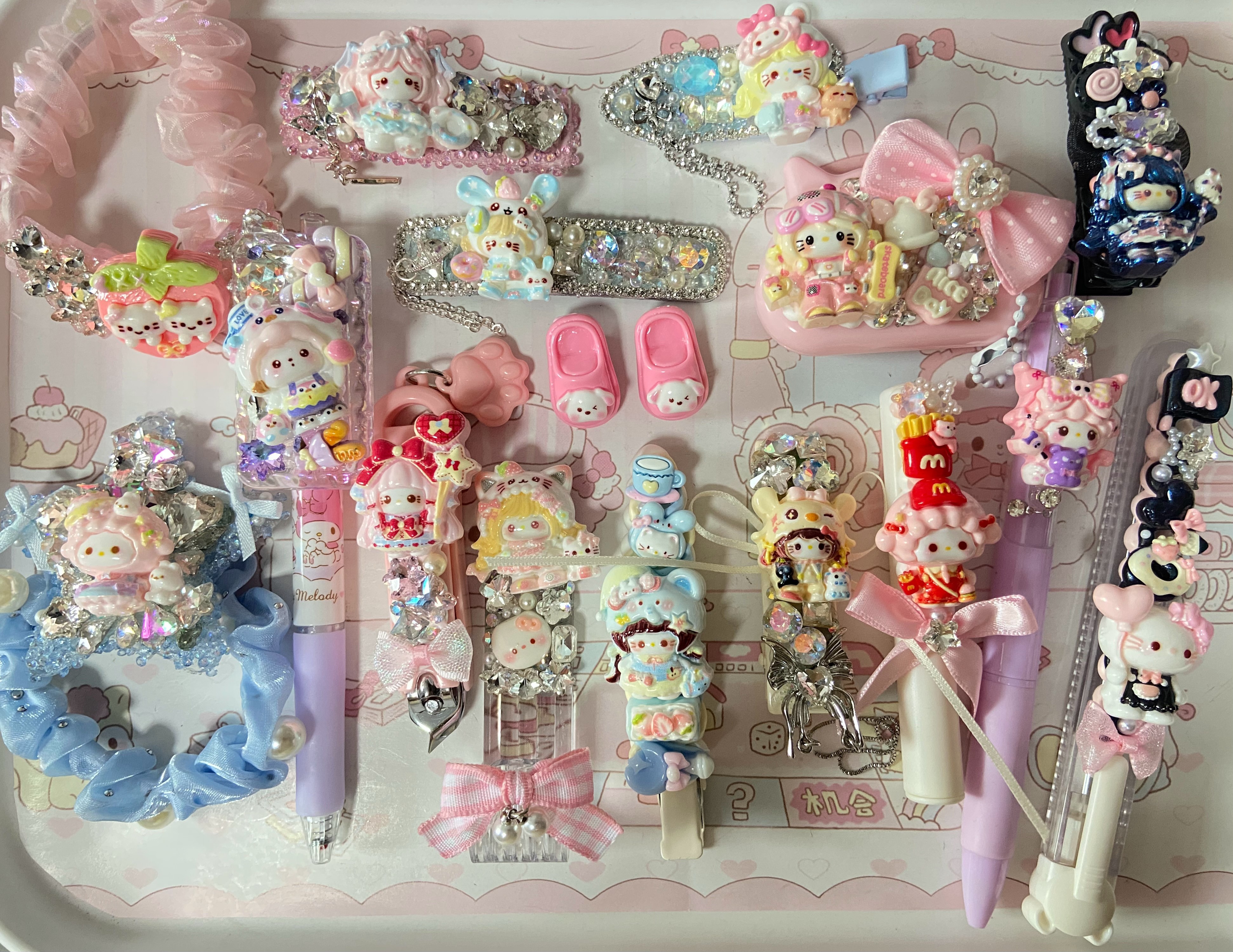 (随机礼包)DIY 卡通发饰等……手工制作默认微瑕 可轻微许愿