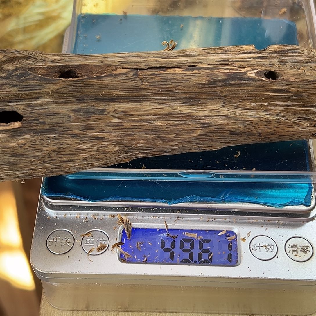 香料绿奇楠虫漏49克白棋