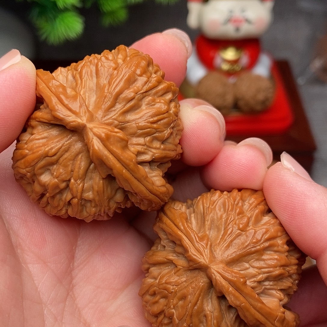 把件文玩核桃44全品毕业白狮子