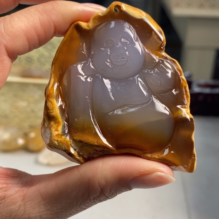 玛瑙/玉髓吊坠(不含链)未镶嵌