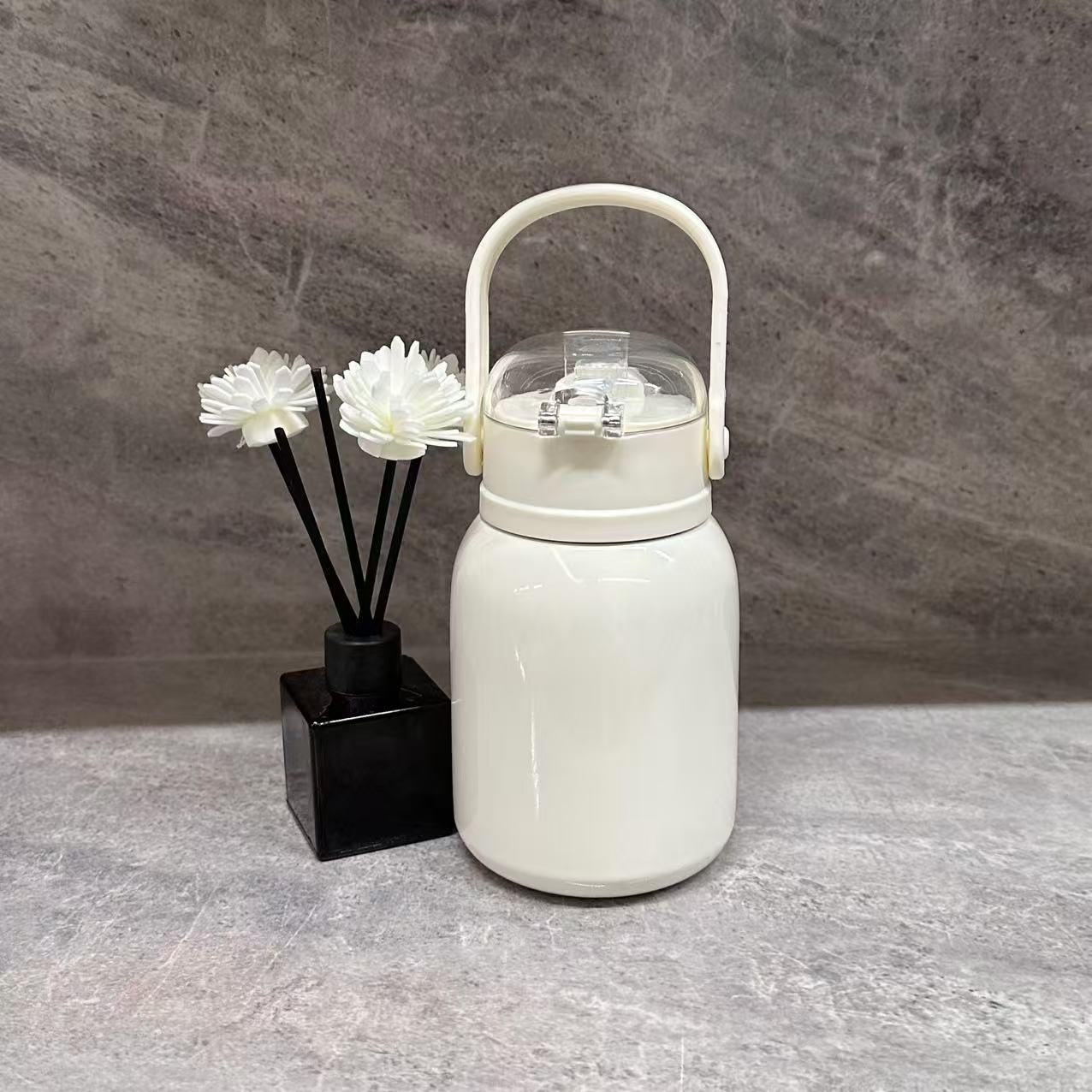 暖冬新款手提奶咖保温杯