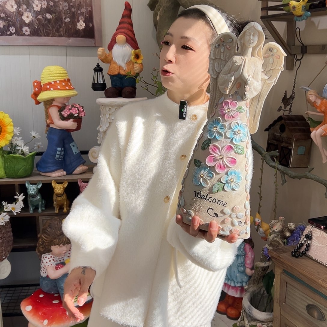 花园摆件红红火火