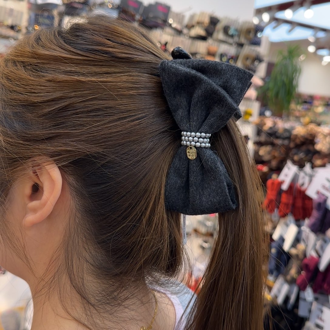 布艺铁合金珍珠蝴蝶结