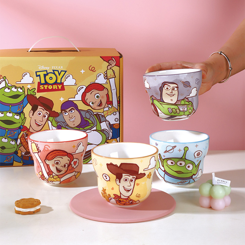 Disney/迪士尼玩具总动员思嘉杯卡通陶瓷可爱葫芦杯高温陶瓷水杯