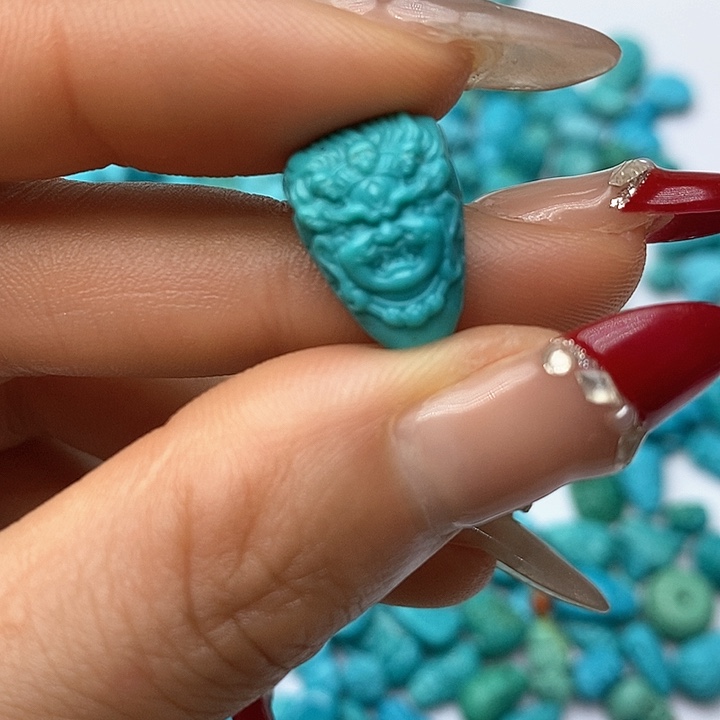 绿松石珠宝奇石未镶嵌