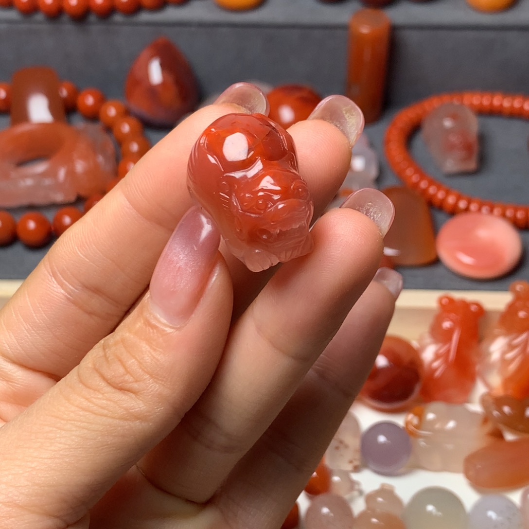 南红玛瑙未镶嵌配饰