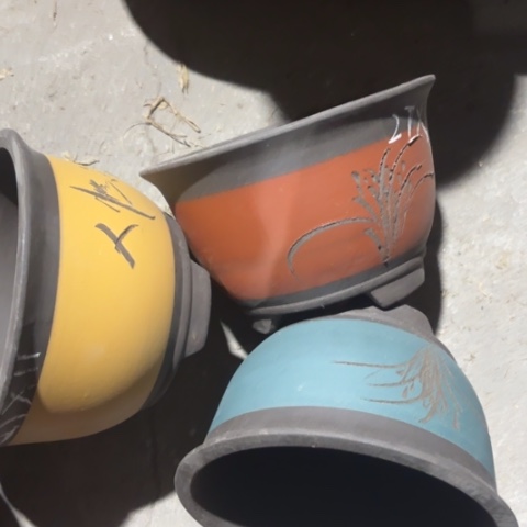 紫砂花盆70.-3。70-3。。