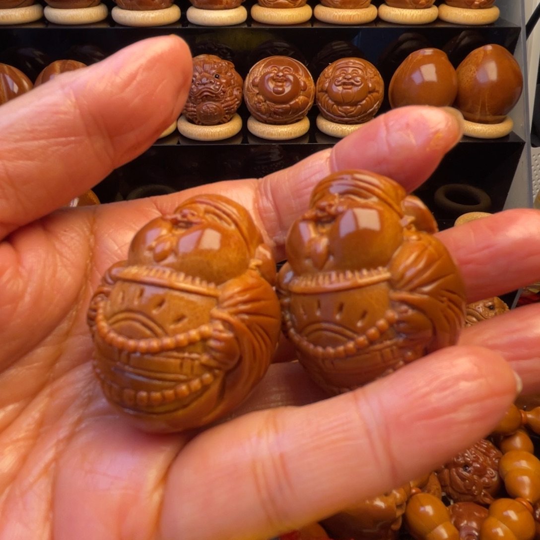 M***g橄榄核手串/手链手持手球手把件