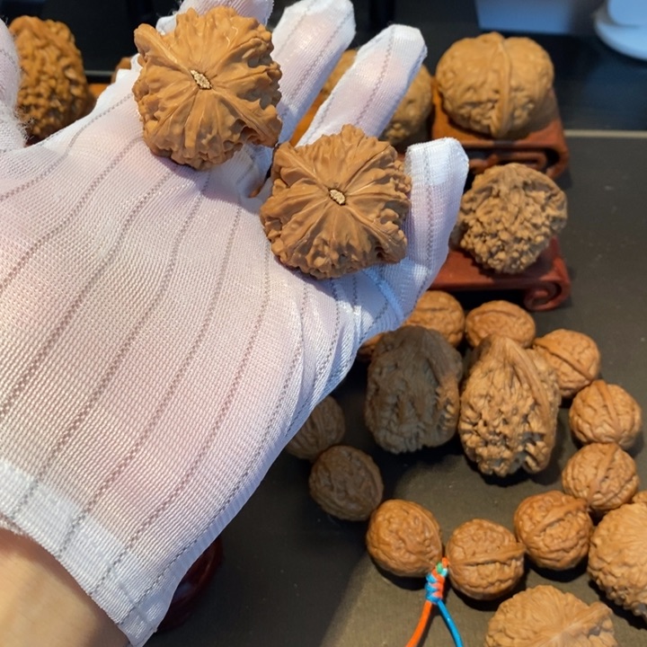 桃核吊坠爱***鱼40尺寸磨盘