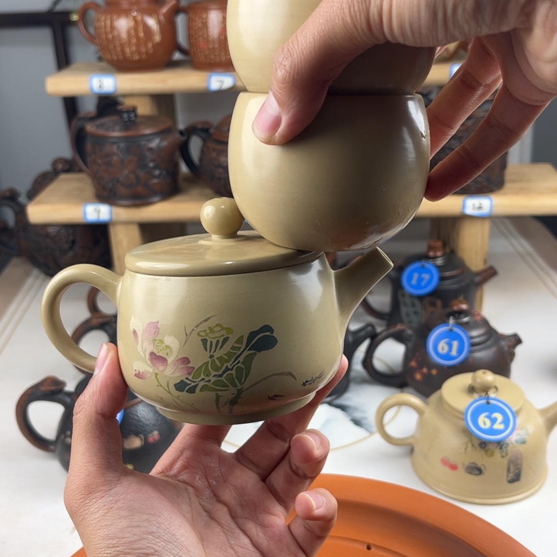 壶叁**宋建水紫陶全手工制作，老匠人传承手艺