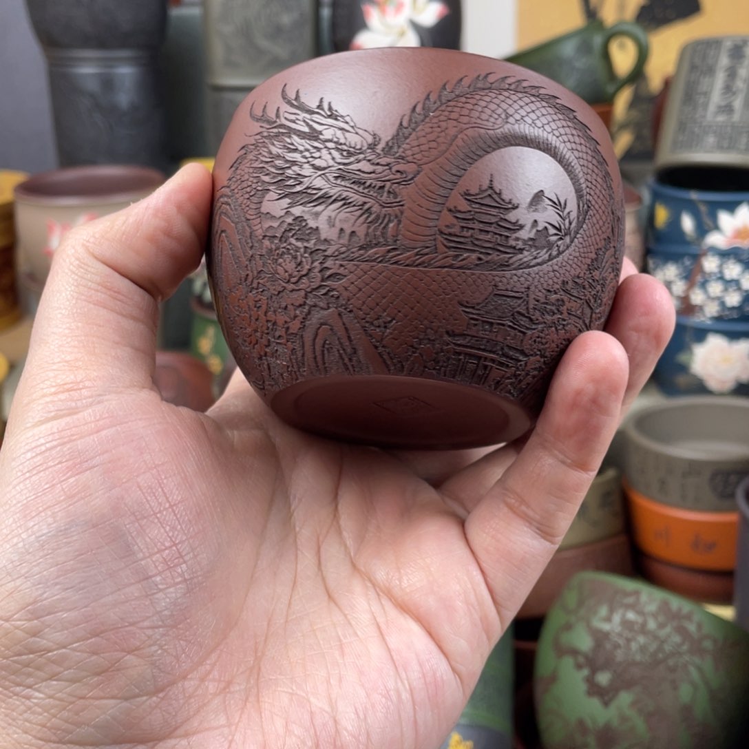 紫砂茶杯紫砂茶杯