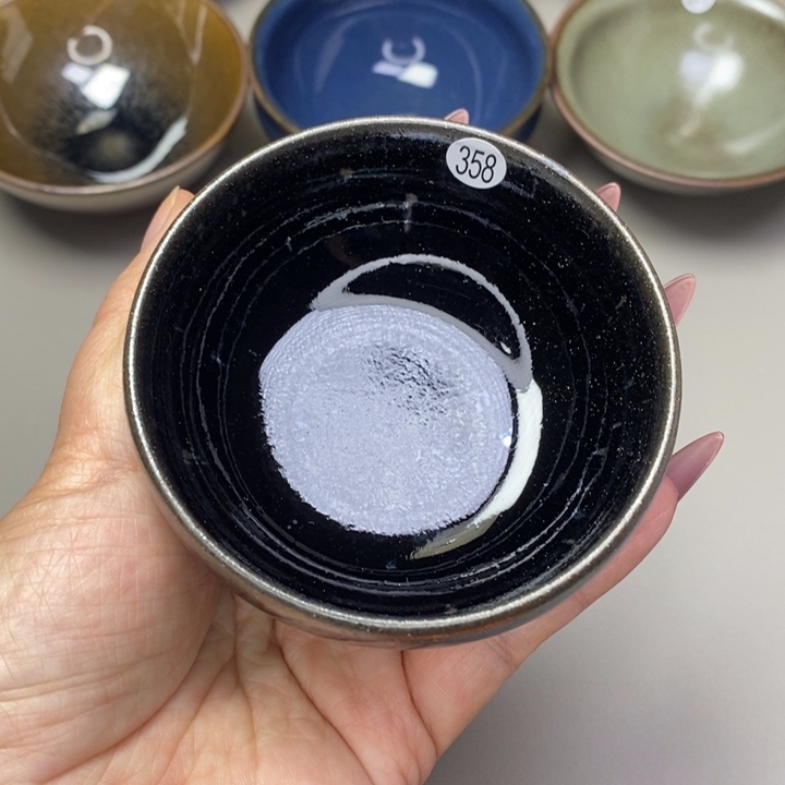 茶盏建窑建盏磨底柴烧主人杯