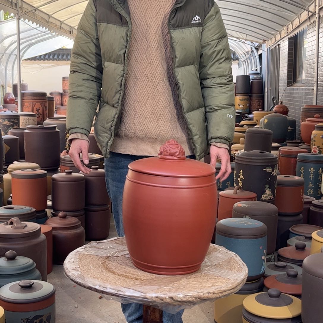 紫砂茶叶罐9 饼茶叶罐